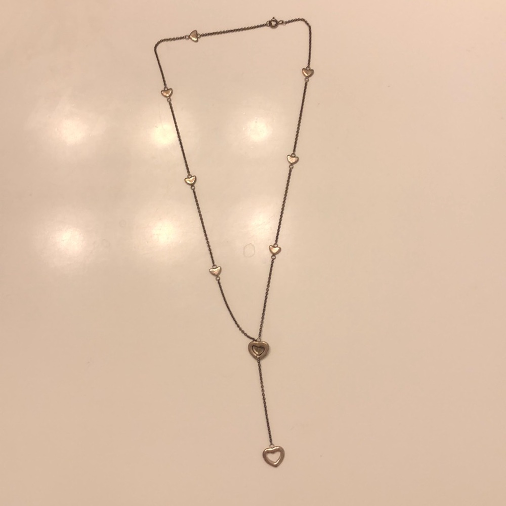 Tiffany and co heart lariat
